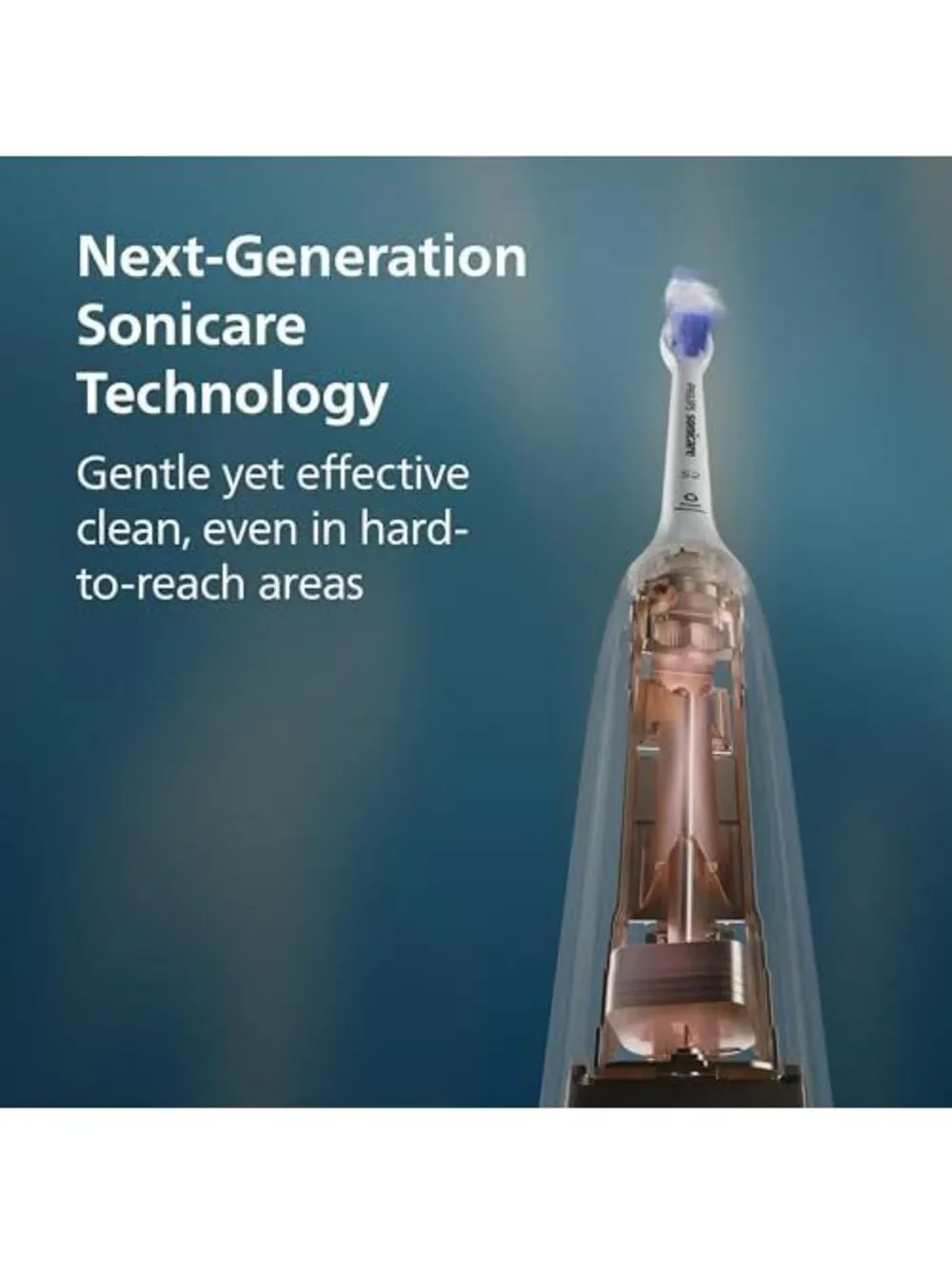 Philips Sonicare 5950 Rechargeable Electric Toothbrush with 2 Brush Heads